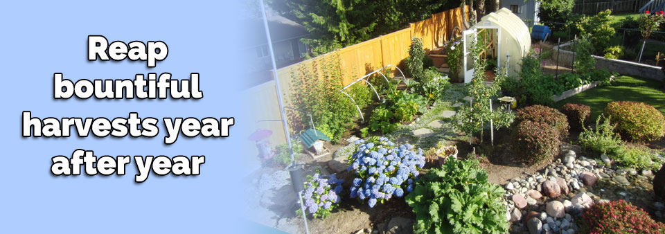 Reap bountiful harvest year after year